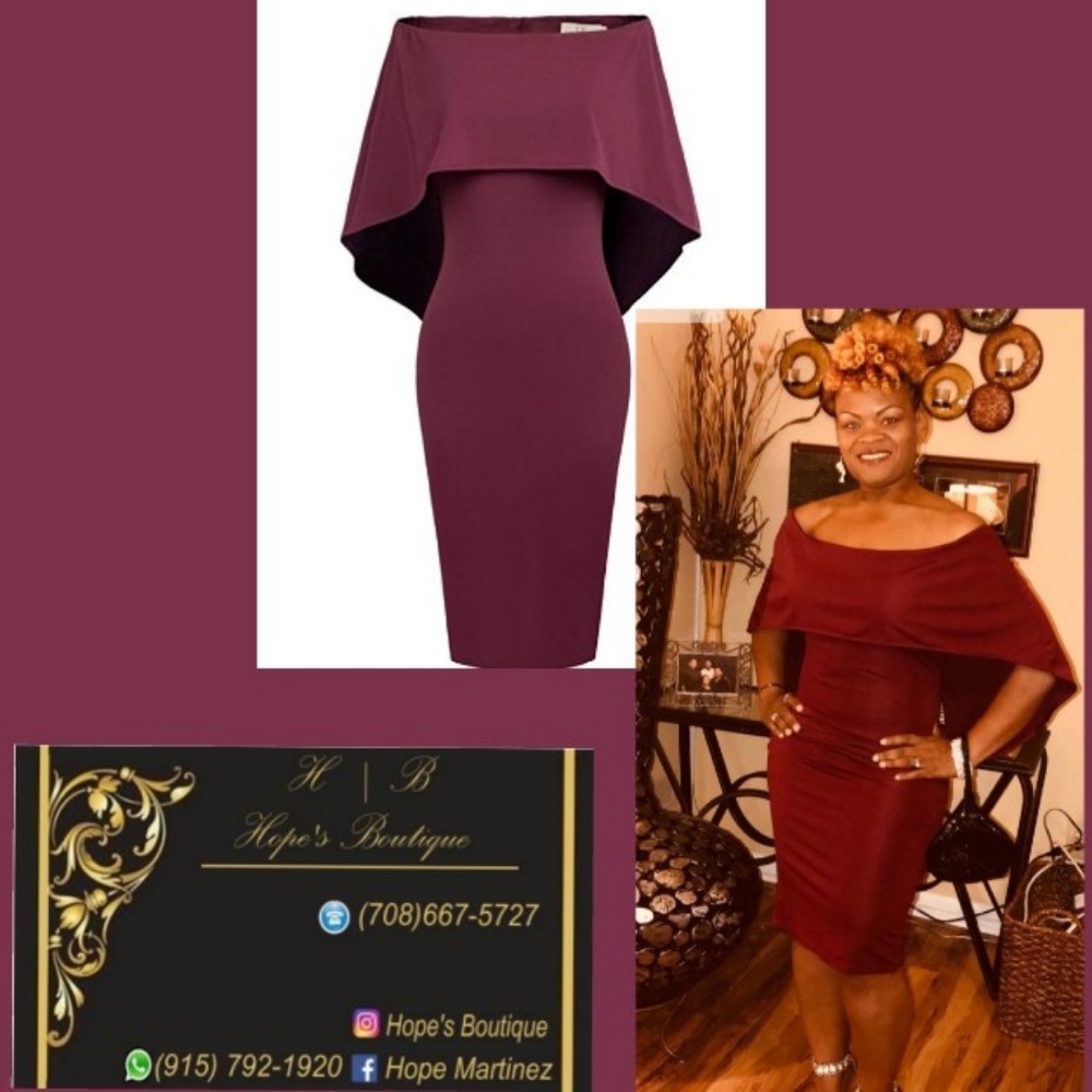 Elegant Cape Dress